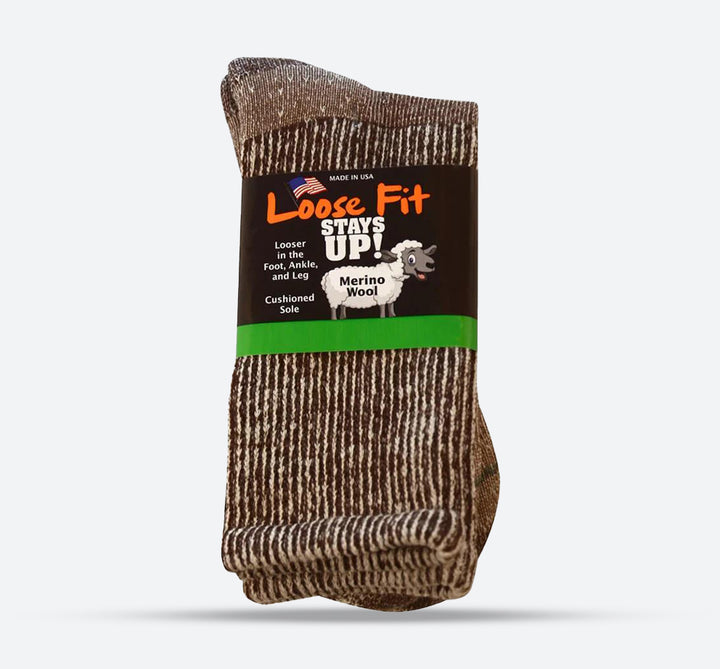 Loose Fit 394 Merino Wool Crew Hiking Socks-main