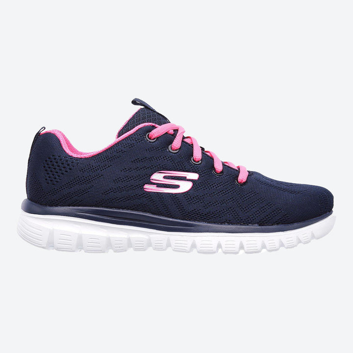 Zapatillas para caminar Skechers 12615 de ajuste ancho para mujer