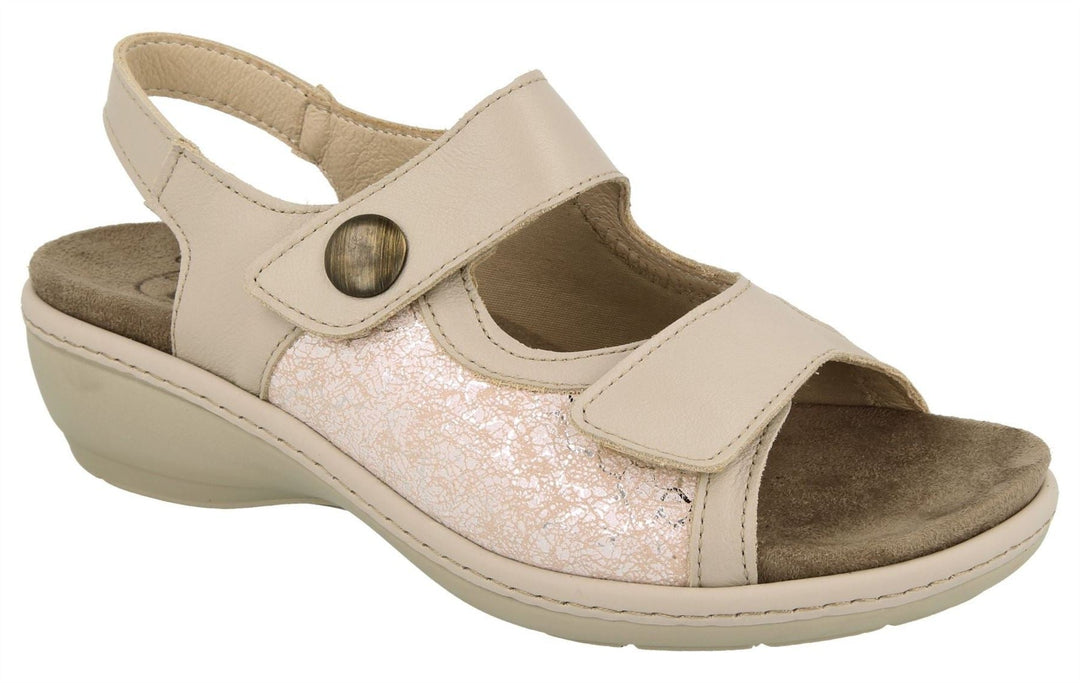 Sandalias DB Watford de ajuste ancho para mujer