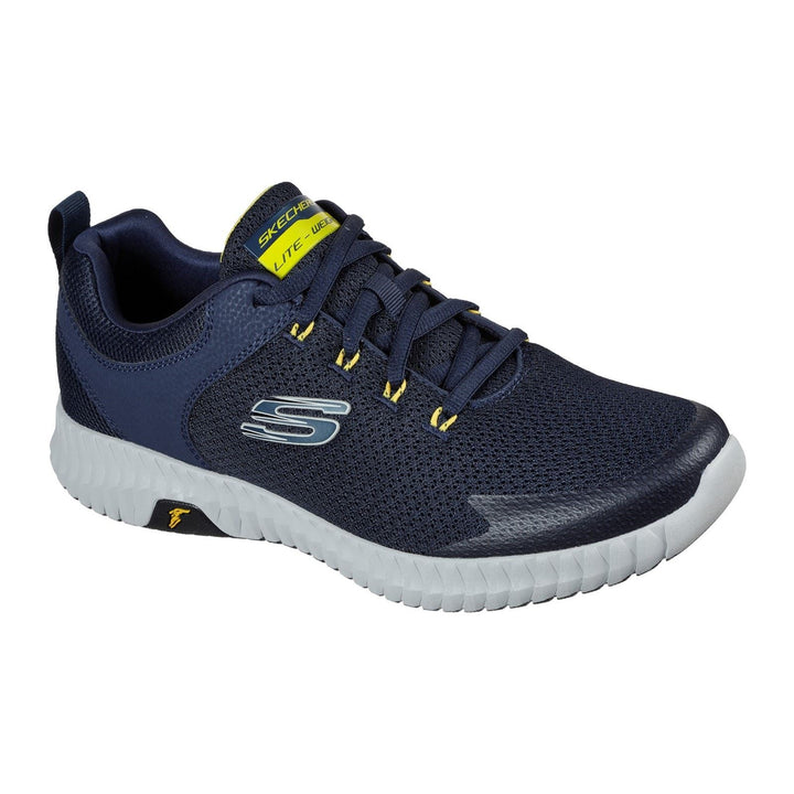 Skechers 232212 Wide Elite Flex Prime Trainers Navy/Yellow-2