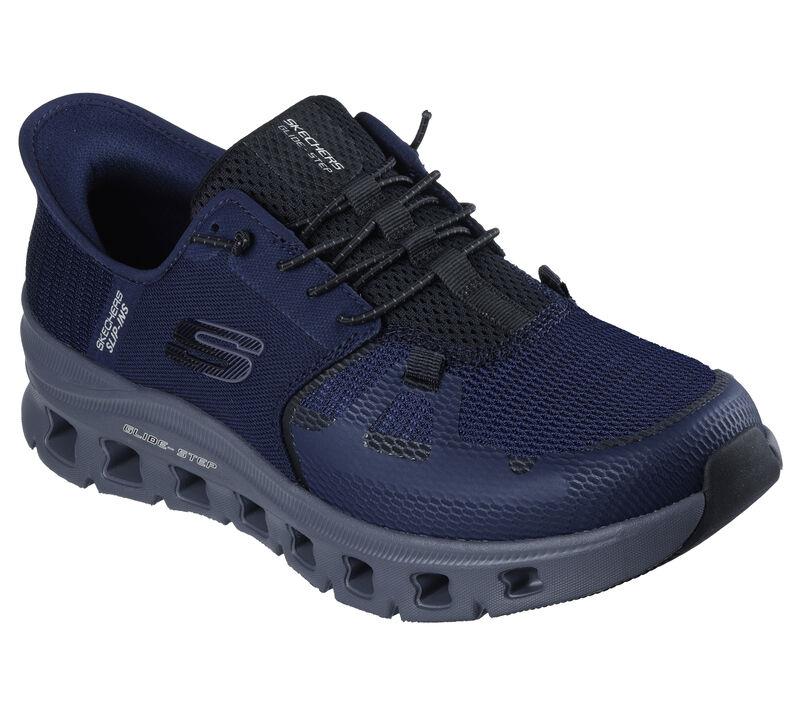 Men's Wide Fit Skechers 232930 Slip-ins Glide Step Pro Trainers