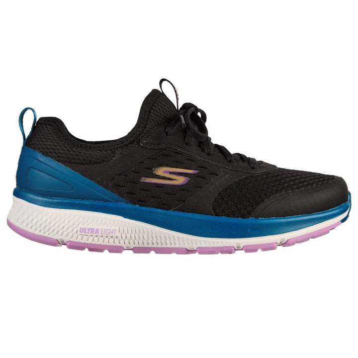 Skechers 128276 Go Run Consistent Vivid Trainers Black-1