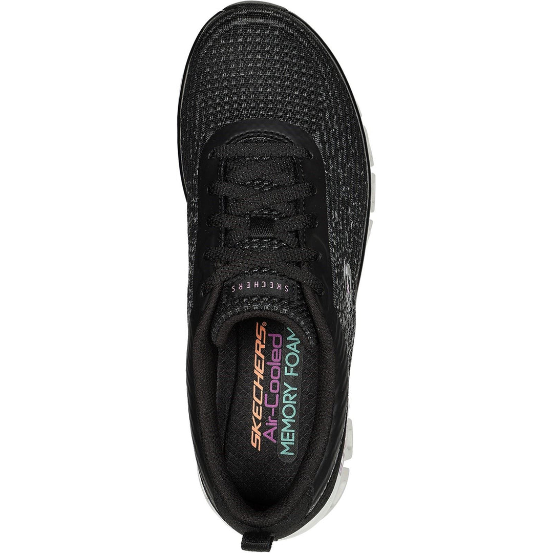 Skechers 104325 Wide Glide-step Head Start Trainers Black-4