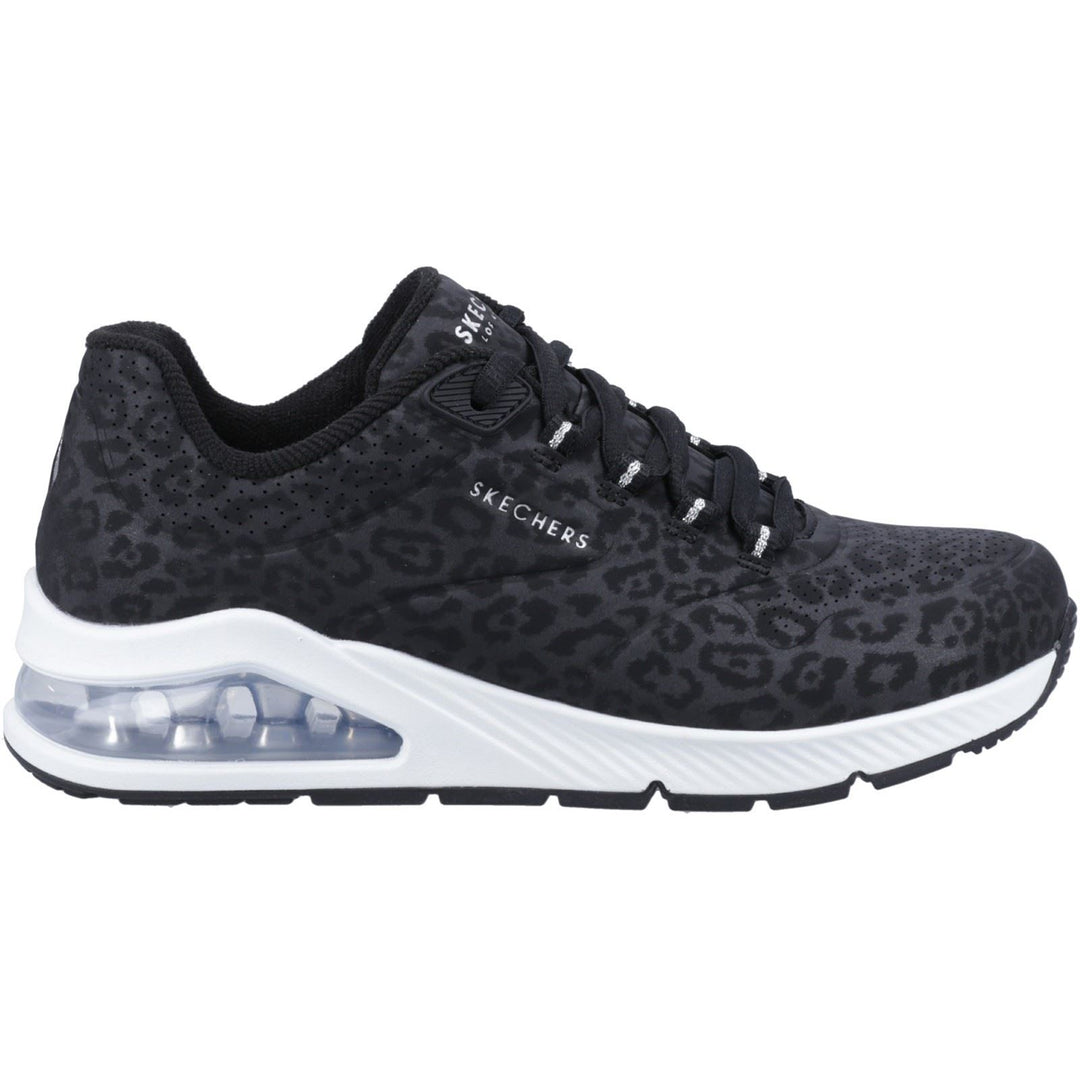 Skechers 155642 Wide Uno 2 In Kat Neato Trainers Black-1