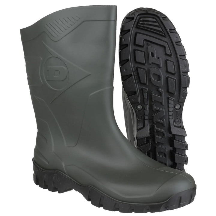 Men's Wide Fit Dunlop Dee Calf Length Wellington Boots