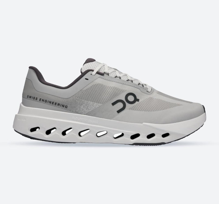 Zapatillas de running Cloudsurfer Next Wide para hombre, de corte ancho, color glaciar/blanco