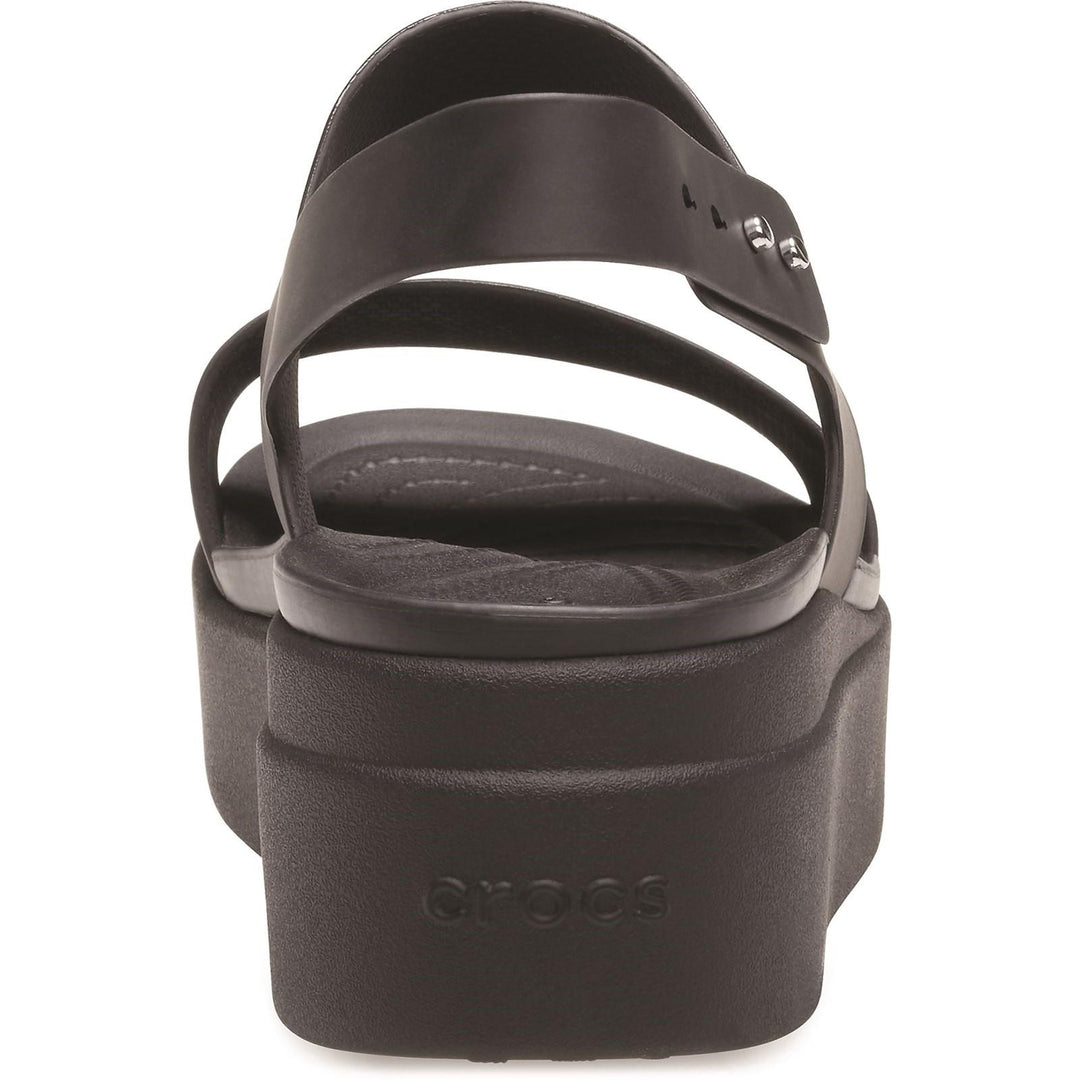 Women's Wide Fit Crocs 206453 Brooklyn Low Wedge Sandals