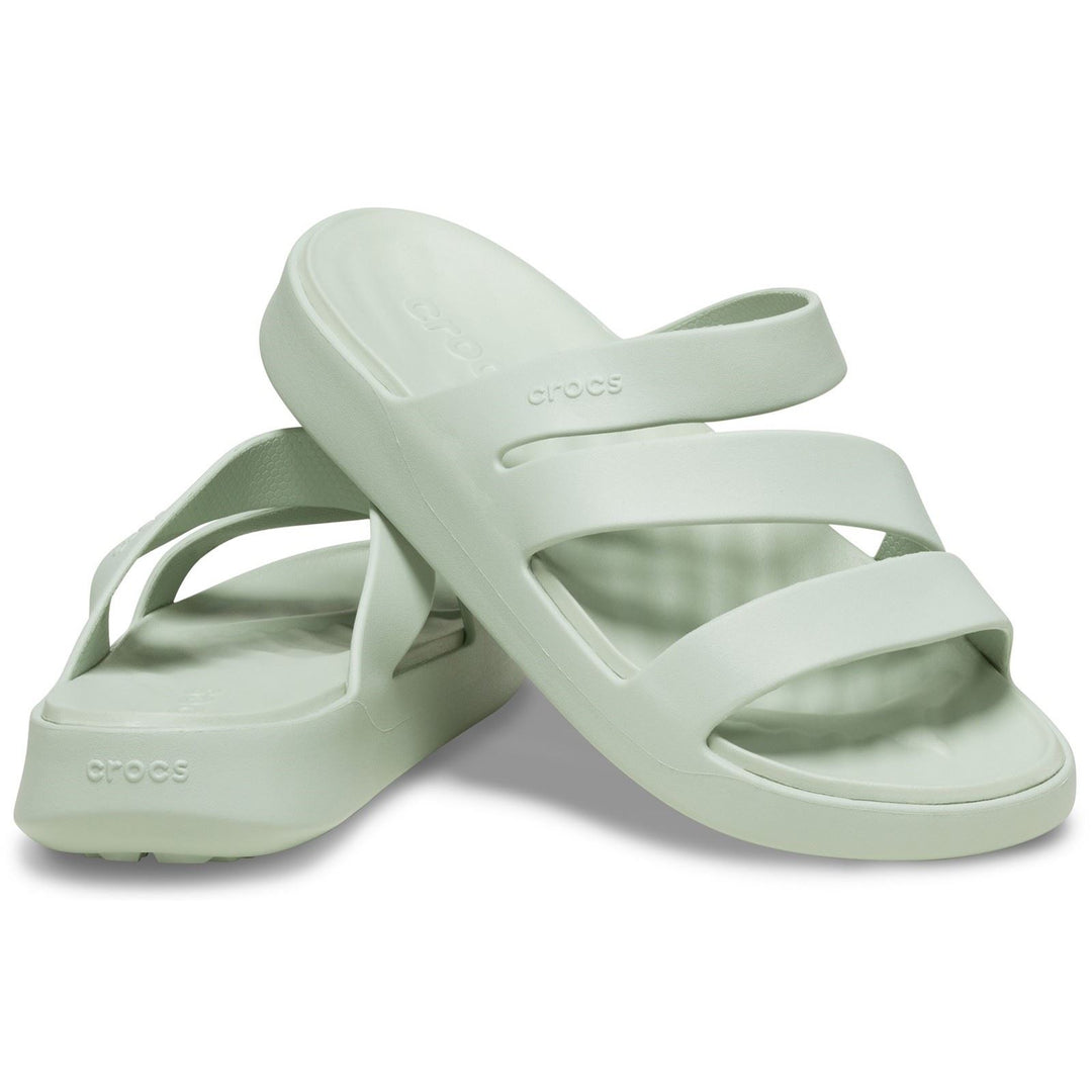 Women's Wide Fit Crocs 209587 Getaway Strappy Slippers