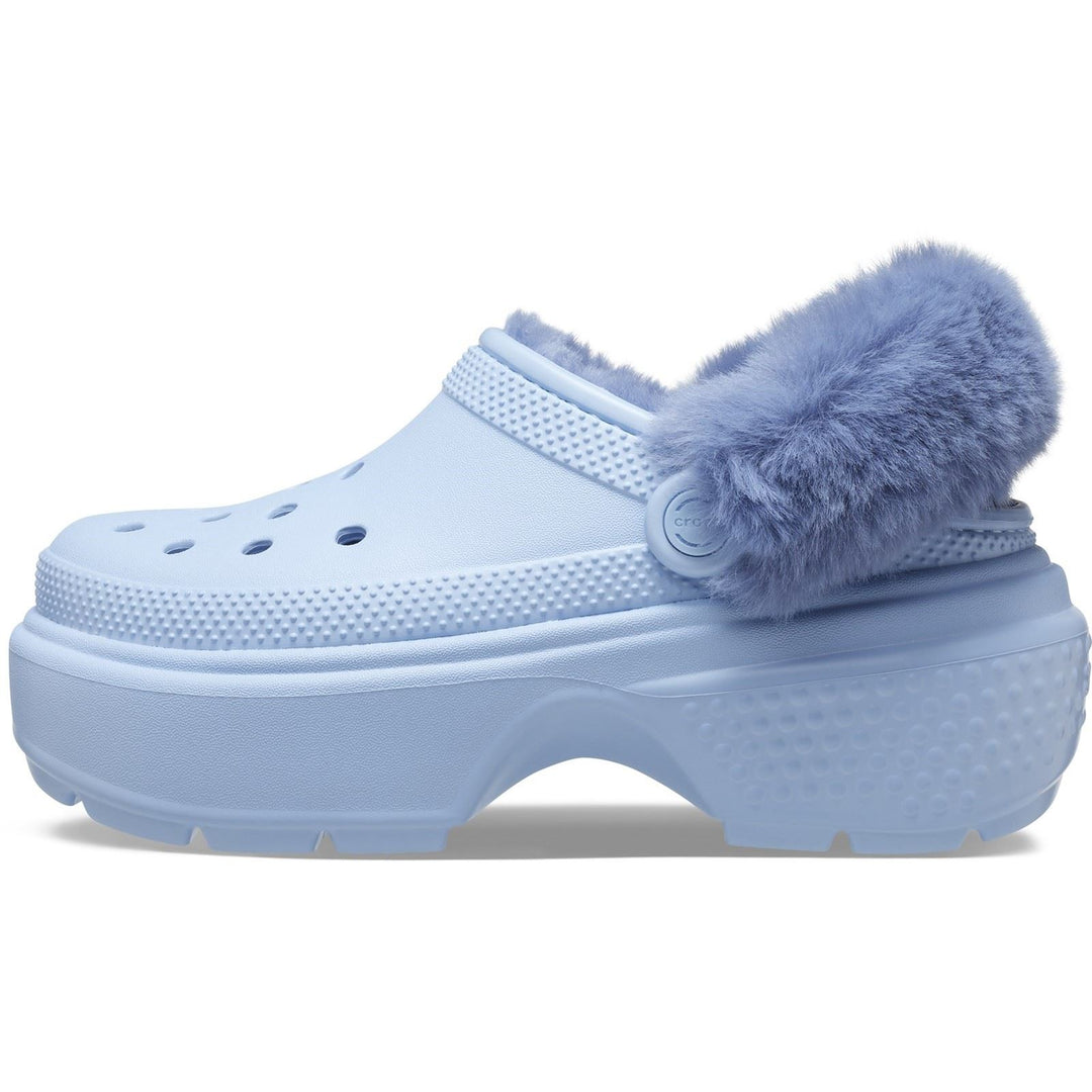 Women's Wide Fit Crocs 208546 Stomp Lined Clog