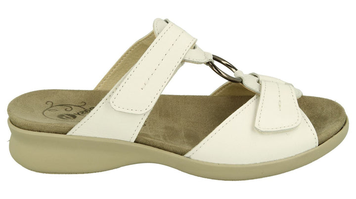 Sandalias DB Scooter Mule de ajuste ancho para mujer