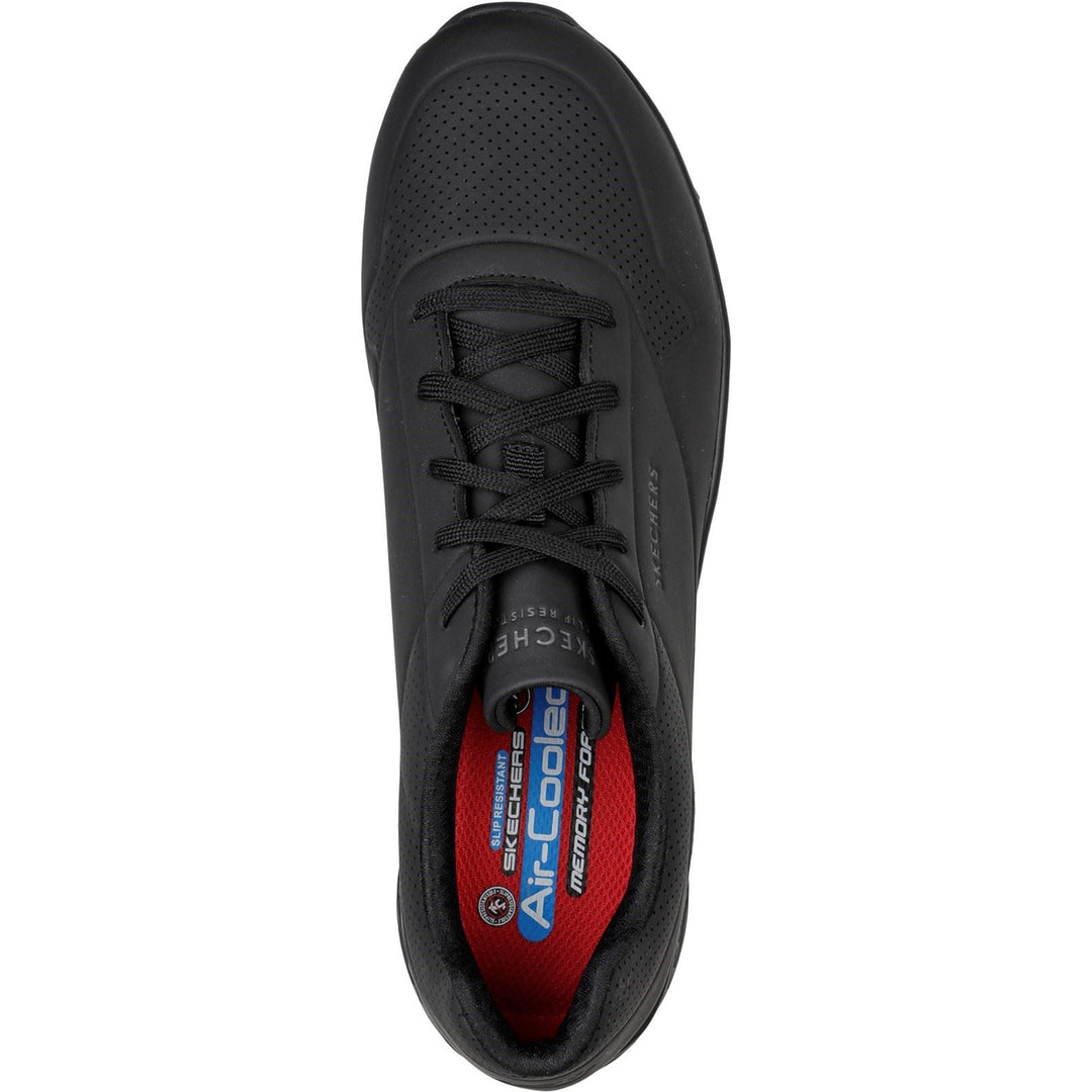 Skechers 200054EC Wide Black Uno SR Trainers-5