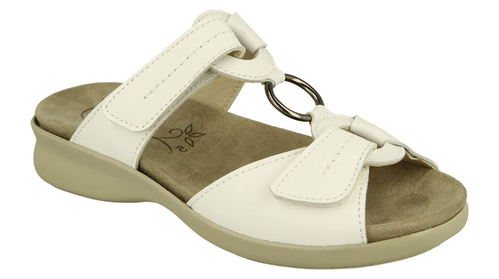 Sandalias DB Scooter Mule de ajuste ancho para mujer