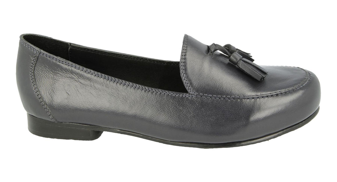 Mocasines sin cordones DB Kemble de ajuste ancho para mujer