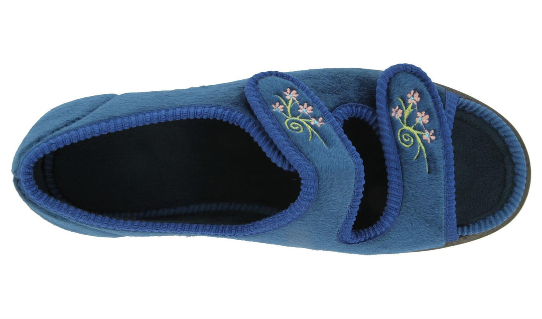 Pantuflas DB Ace 2 de ajuste ancho para mujer