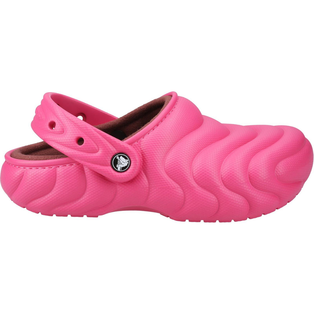 Women's Wide Fit Crocs 210059 Classic Lined Overpuff Clog Sandals