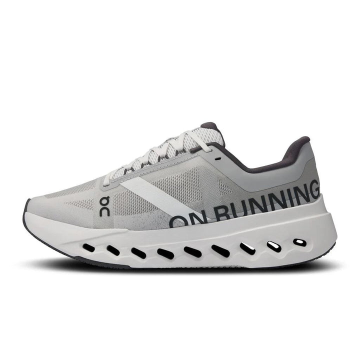 Women's Wide Fit On Running Cloudsurfer Next Wide Training Shoes - Glacier/White