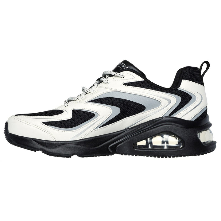 Skechers 177424 Wide Tres Air Uno Street Fl Air Trainers  Black White-5