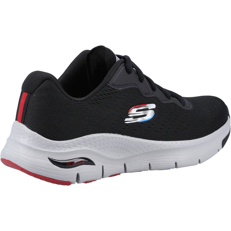Skechers 232303 Wide Black Arch Fit Trainers-3