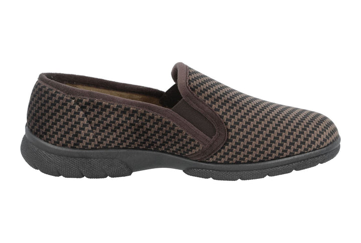 Men's Wide Fit DB Glen Slippers