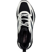 Skechers 177424 Wide Tres Air Uno Street Fl Air Trainers  Black White-4