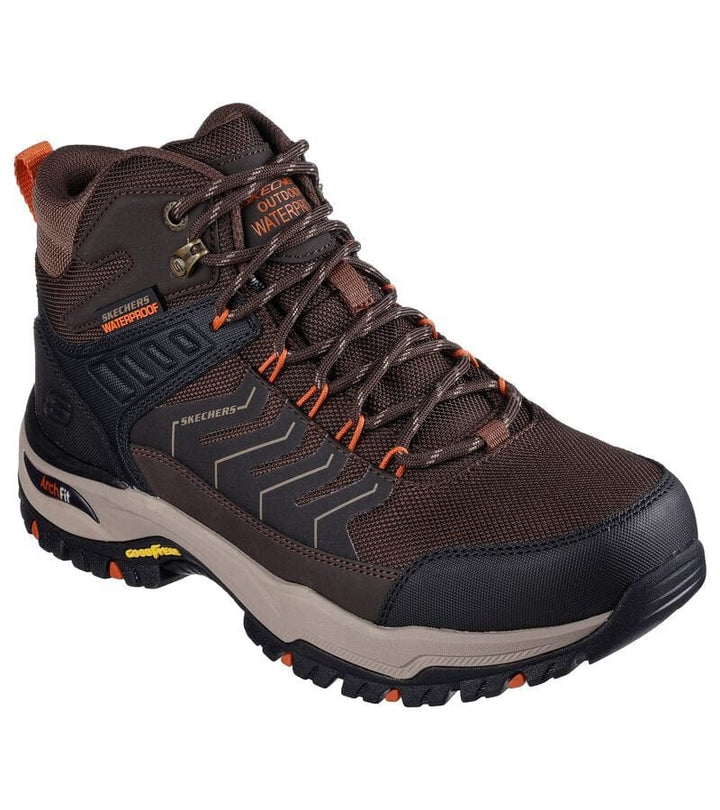 Hombre Skechers 204634 Arch Fit Dawson Raveno Botas de senderismo de ajuste ancho