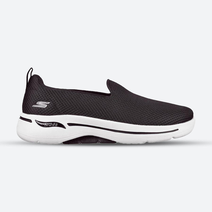 Skechers 124401extra Wide Grateful Trainers Black White-main