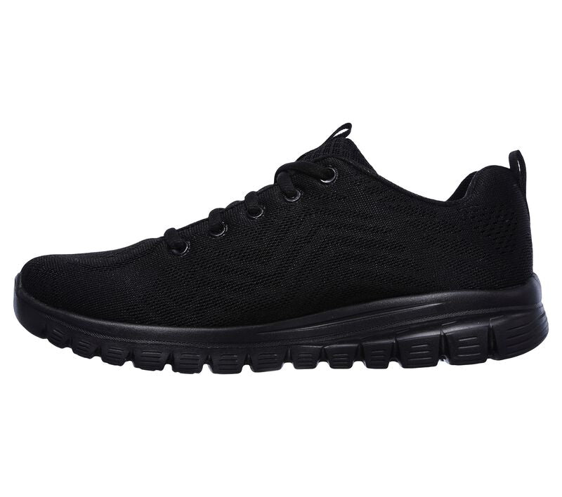 Skechers 12615 Wide Walking Trainers Black-3