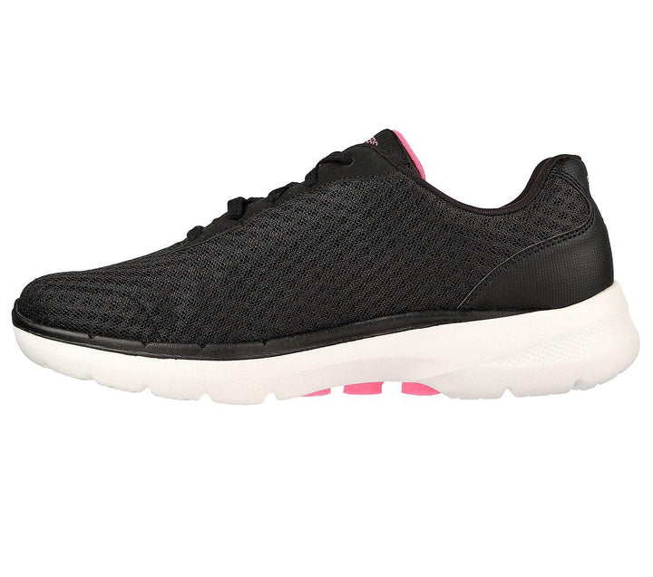 Skechers de corte ancho para mujer 124514 Go Walk 6 Iconic Vision Trainers