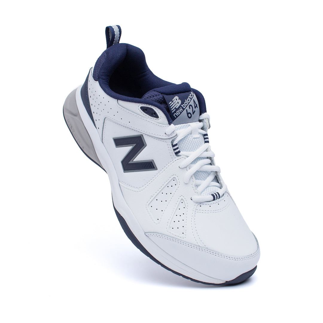 Zapatillas New Balance Hombre Wide Fit 624V5 - Blanco (Ancho 2E / 4E / 6E)