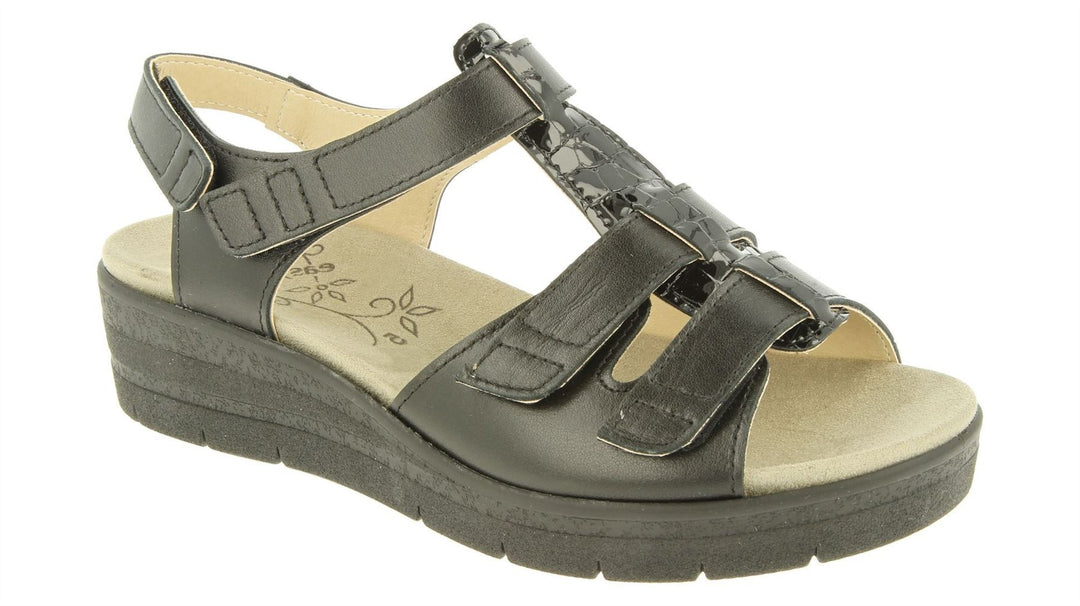 Sandalias DB Tuft de ajuste ancho para mujer