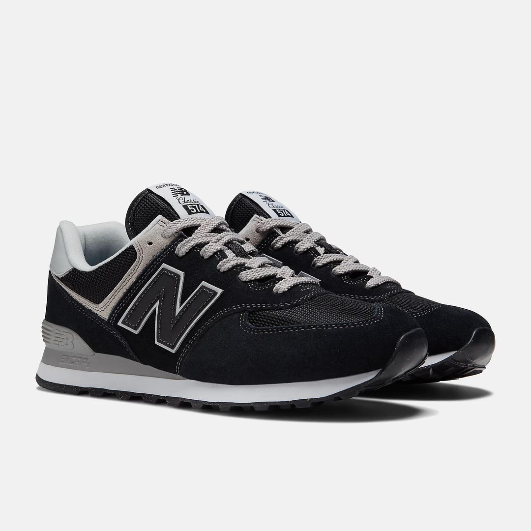 New Balance ML574EVB - Zapatillas de running para mujer - Exclusivo - Negro/Blanco