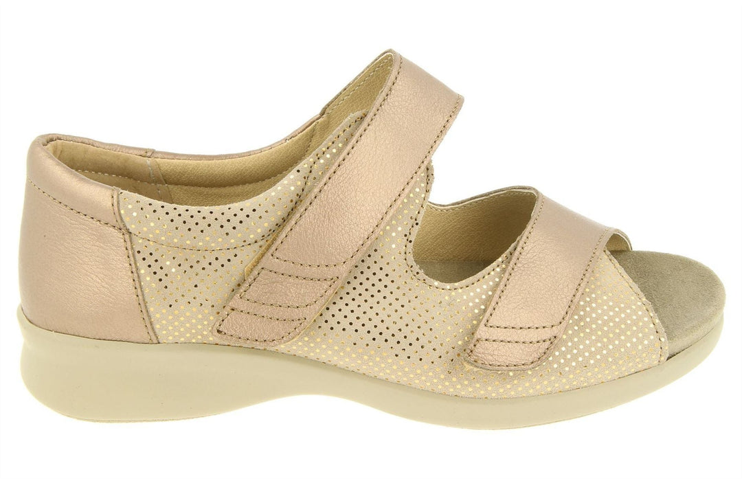 Sandalias DB Petra de ajuste ancho para mujer